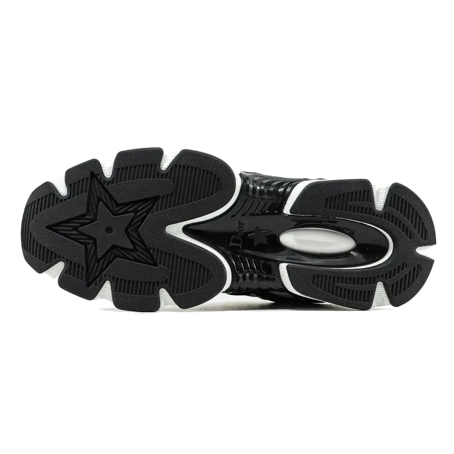 Dior CHRONO SNEAKER BLACK WHITE SKETCH LOGO, фото 2